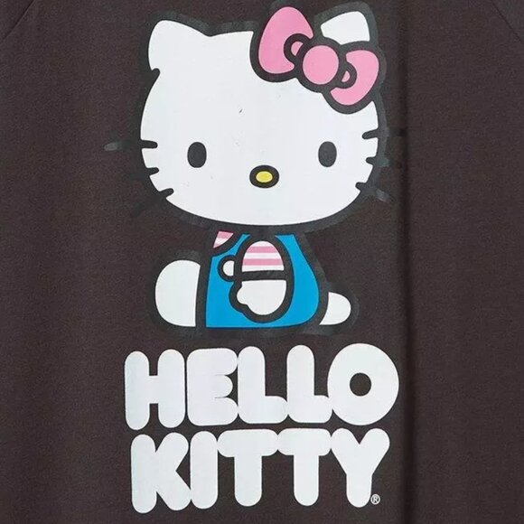 ❤️NWT VINTAGE TORRID GRAPHIC TEE - HELLO KITTY - BOAT NECK - SANRIO PLUS SIZE - Picture 2 of 14